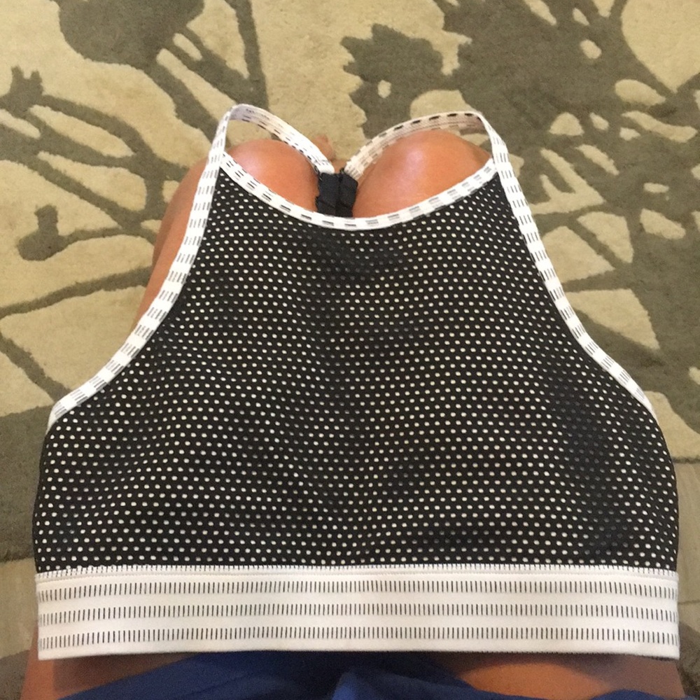 Stylish Black and White Crop Top